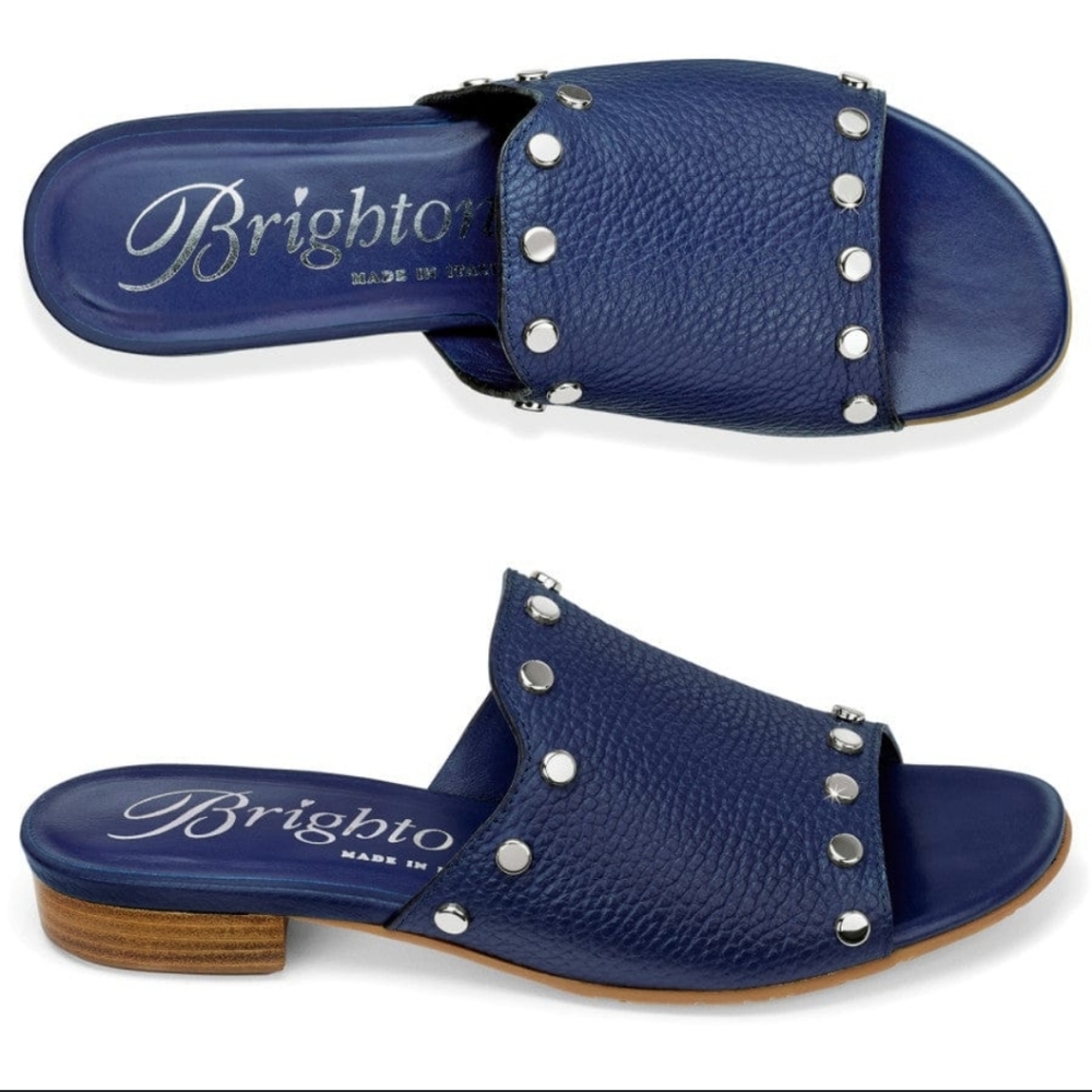 BRIGHTON night studded saddles midnight blue